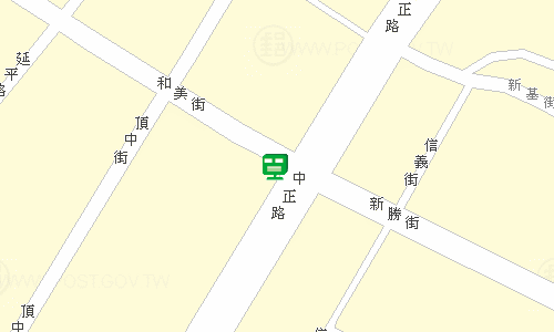 屏東東港郵局地圖