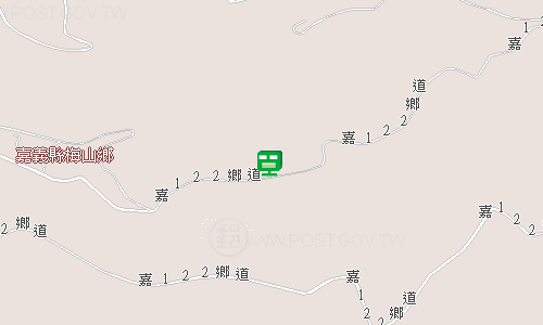 梅山郵局地圖