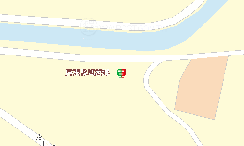 屏東內埔水門郵局地圖