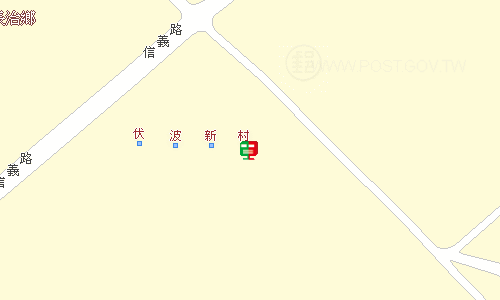 屏東內埔郵局地圖