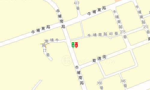 牛埔郵局地圖