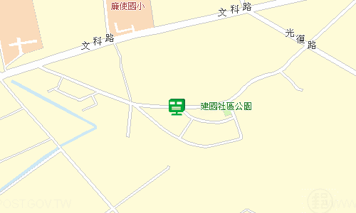 虎尾郵局地圖