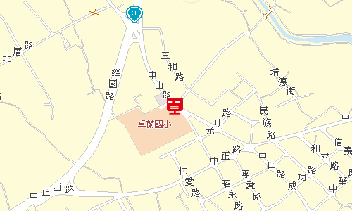 卓蘭郵局地圖