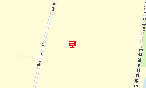 東石郵局地圖