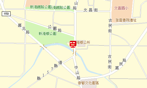 新港郵局地圖