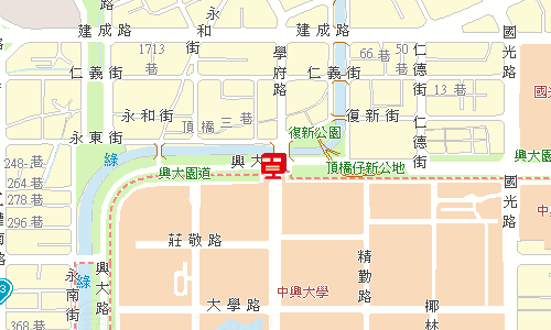 臺中郵局快包一股地圖