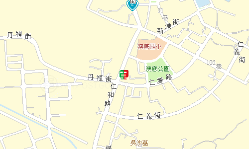 貢寮澳底郵局地圖