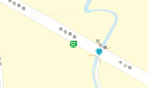 屏東郵局郵務股地圖