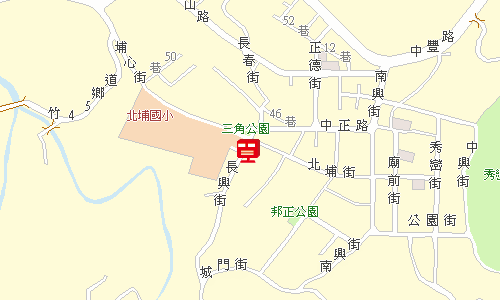 北埔郵局地圖