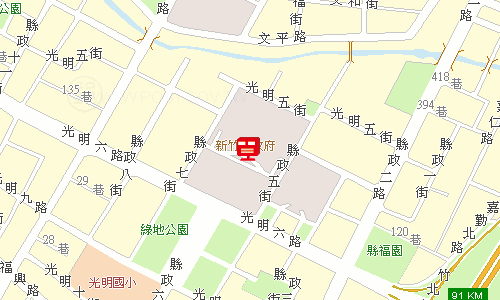 竹北郵局地圖