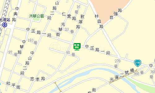 光復郵局地圖