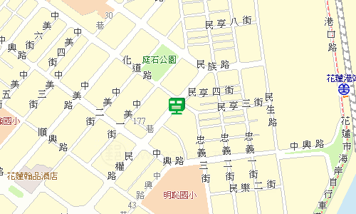 花蓮郵局郵務科地圖