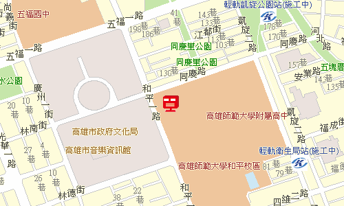 高雄師大郵局地圖