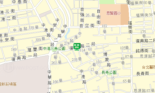新莊郵局(三重36支)地圖
