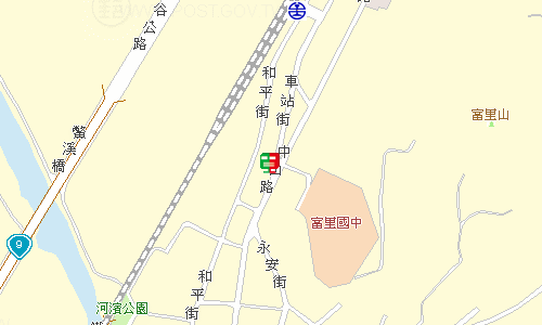 富里郵局地圖