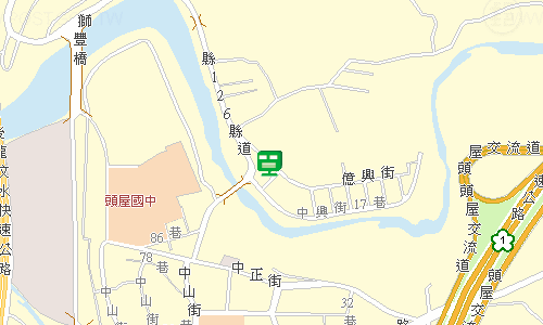 苗栗郵局郵務股地圖