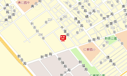 前鎮投遞股地圖