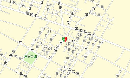 花蓮郵局郵務科地圖