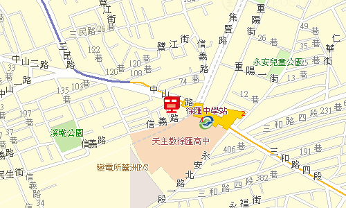 蘆洲郵局(三重15支)地圖