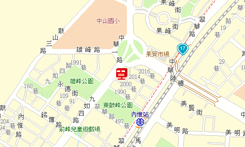 高雄前鋒郵局地圖