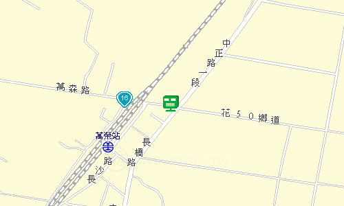 鳳林郵局地圖
