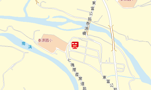 東河泰源郵局地圖