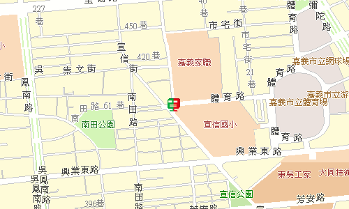 嘉義郵局快捷股地圖