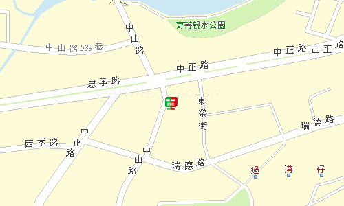 大林中山路郵局地圖