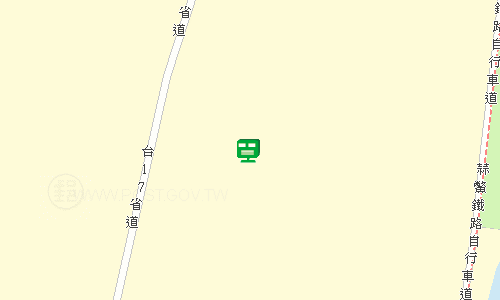 東石郵局地圖
