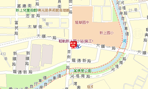 高北快包股地圖