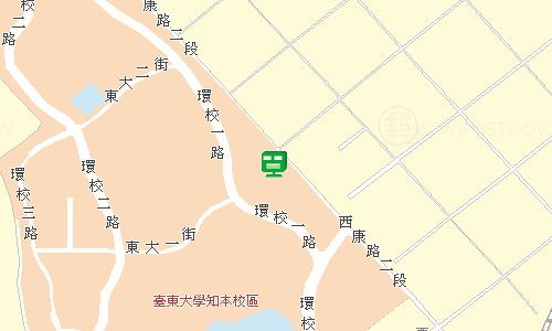 台東知本郵局地圖