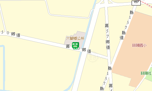 六腳蒜頭郵局地圖