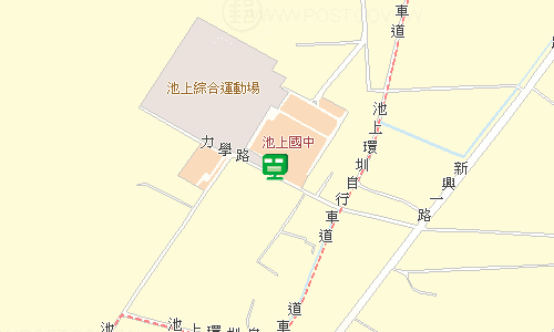 池上郵局地圖