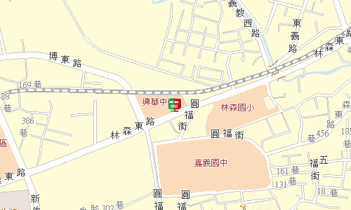 嘉義郵局快捷股地圖