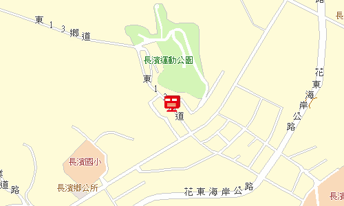 長濱郵局地圖