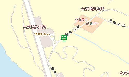 綠島郵局地圖