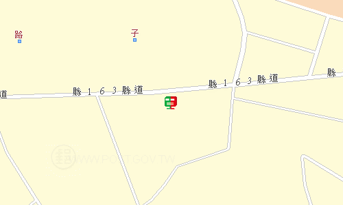 義竹郵局地圖