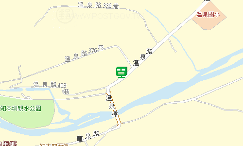 台東知本郵局地圖