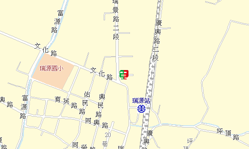 鹿野郵局地圖