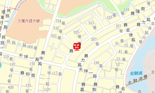 高雄鼎金郵局地圖