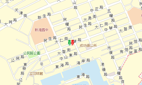 成功郵局地圖