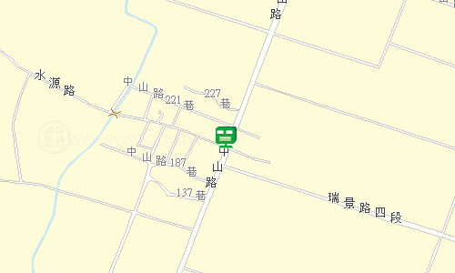 鹿野郵局地圖