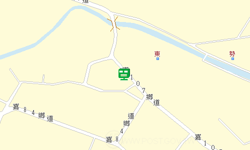 民雄雙福郵局地圖