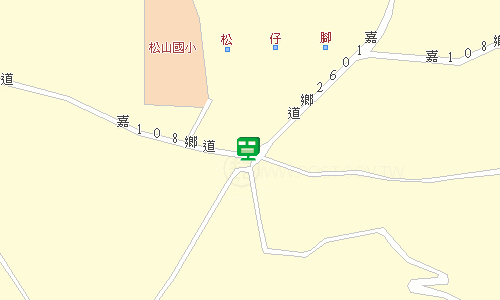 民雄雙福郵局地圖