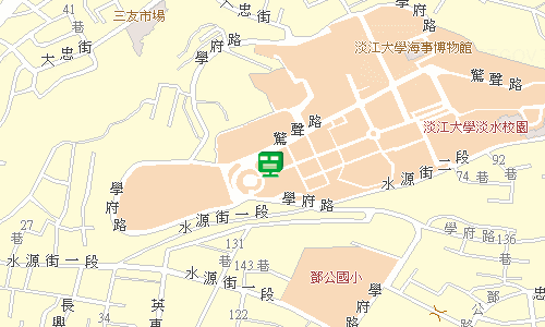 淡水郵局(三重27支)地圖