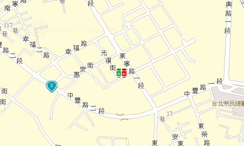 竹東郵局地圖