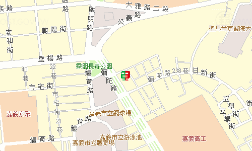 嘉義彌陀郵局地圖