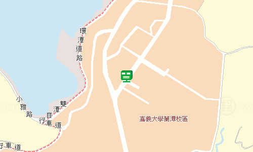 嘉義大學郵局地圖