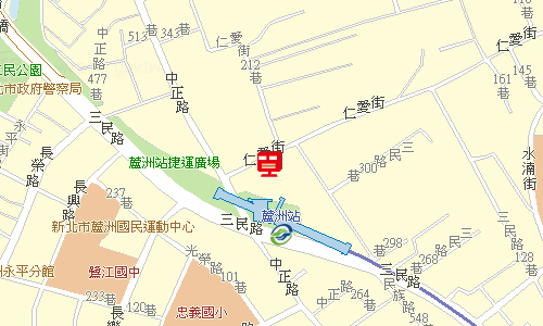 蘆洲郵局(三重15支)地圖