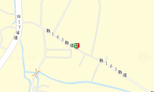 布袋新塭郵局地圖